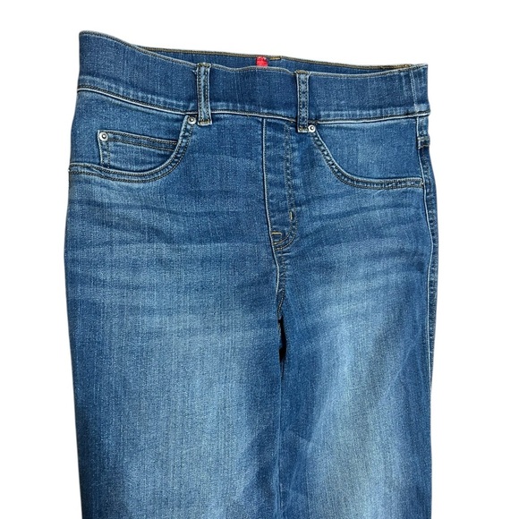 Spanx Ankle Straight Leg Jeans in Vintage Indigo Medium Wash Denim 20356Q Size S - Picture 3 of 11